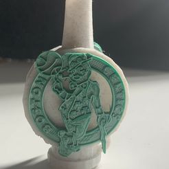 IMG_0083.jpg STL file Boston Celtics bong mouthpiece・3D printing model to download