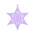 Star Chrismas Tree Ornamet 3.stl Christmas Tree Ornament