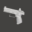 p10cr.png Cz P10C Optic Ready Real Size 3D Gun Mold