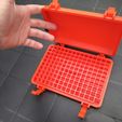 1.jpeg 9mm Ammo Storage Box - 150 Rounds Organizer with Hinges & Latches | Tactical Case