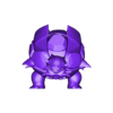 alolan golem pose 1.stl Pokemon - Alolan Golem with 2 poses