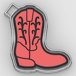 cowboy-boot_1-color.jpg cowboy boot - freshie mold - silicone mold box