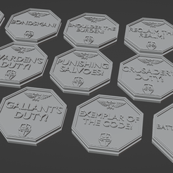 Capture.png STL file loyalist knights tokens・3D printable model to download