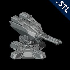 1_Turret.jpg Archivo STL gratis Torreta (gratis)・Modelo de impresión 3D para descargar