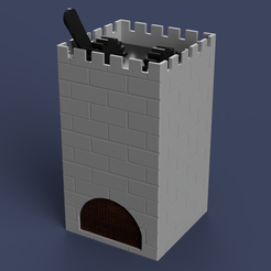 dice-tower-3.png Archivo STL Torre de dados mecánicos・Idea de impresión 3D para descargar