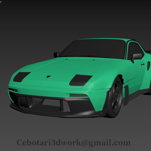 💭 Porsche 944 gt3 style widebody.・ 3D File for 3D printing・Cults