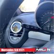 3.jpg Air Vent Gauge Pod, 52mm, Mercedes SLK R171 "Arlon Special Parts"