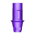 TiBase Long Dio UF Regular - Vladyslav Pereverzyev.stl Dio UF Narrow, Regular Compatible Components (Screw, TiBase, Analog) - 3D Print