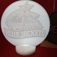 IMG_20231029_153356198.jpg Columbus Blue Jackets Hockey Puck LIGHT