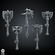 AXE_CRUSADERS_4.png 20x BUNDLE Crusader Axe Kit - Heroic 32mm Scale [Supported] [Supported] [Supported