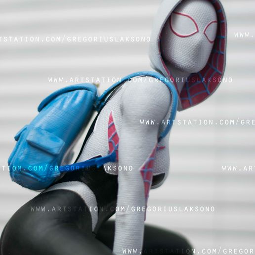 DSC_0077.jpg Spider-Gwen Fan Art Statue 3d Printable