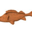 Render.125.jpg Fish Tray - 3D STL Model For CNC and 3D Printers, stl, Instant download