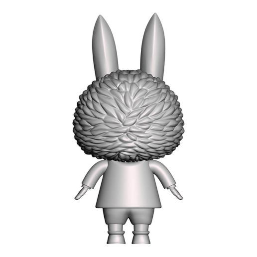 Labubu-3D-Print-Model7.jpeg 🌼 Labubu 3D Print Model – Whimsical Character Statue 🐰