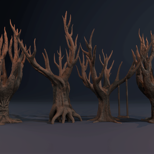 3D file Dead Trees 😵 ・3D printing model to download・Cults