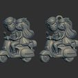 Cute-Cartoon-Couple-Riding-Scooter-3D-Model-7.jpg Casal bonito do desenho animado que monta a scooter modelo 3D