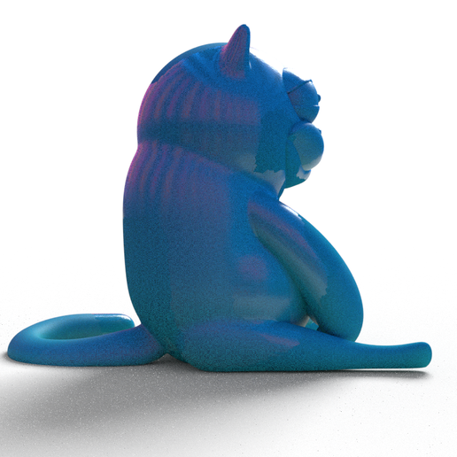 Free STL file Fat lazy cat 🐱 ・3D print object to download・Cults