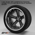 preview1.jpg 1/24 18-20" [2P] American Racing VF558 TTF II & Michelin Pilot Super Sport