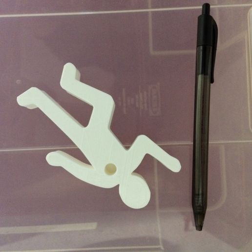 Criminal pen holder