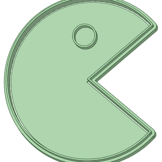 Download STL file Pacman 80mm x 2 cookie cutter • Design to 3D print ...