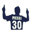 messi30.png STL-Datei MESSI 10 MESSI 30 IN 2D・Modell zum Herunterladen und 3D-Drucken