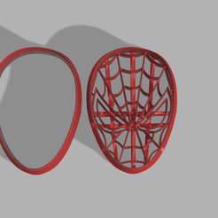 spiderman-face.png Spiderman face cookie cutter