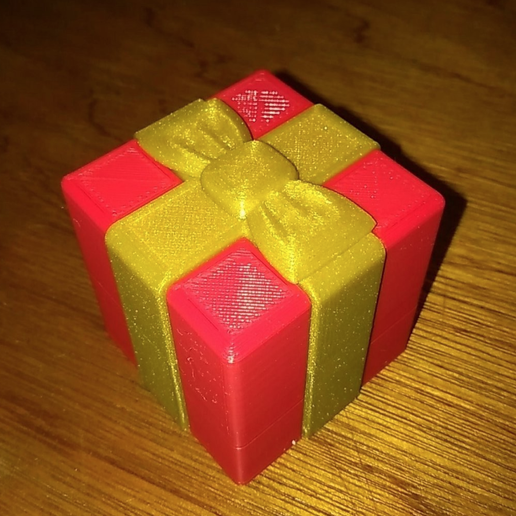 Wrapped Gift - Single Extruder 3D model preview