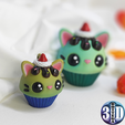 05.png Meringa, Kitty cupcake (feet pop out toy and keychain)