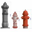 03.jpg FIRE hydrants / TAPS /SET (3) Sc. 1:10