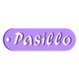 pasillo.stl Key rings x 4: Bathroom, barbecue area, corridor, laundry room