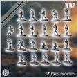 4.jpg Set of 20 German WW2 artillery crews - Germany Eastern Western Front Normandy Stalingrad Berlin Bulge WWII