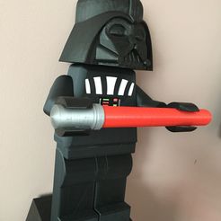 IMG_2648.jpg Free STL file Giant Darth Vader Lego Holder Paper toilet・Template to download and 3D print