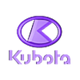 kubota logo_stl.stl kubota logo