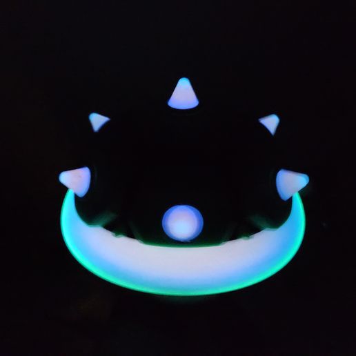 Spiked turtle shell switch game organizer Multi Part