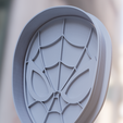 Spidermanf2.png Spiderman Face Cookie Cutter - Swing into Baking Action
