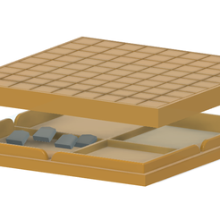 Luxury laminated Shogi board 3D Model $30 - .blend .3ds .dae .fbx .obj .stl  - Free3D