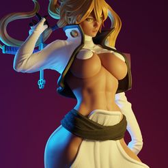 FAN_HALLIBEL_013.jpg 3D-Datei BLEACH Tear Halibel・Vorlage für 3D-Druck zum herunterladen
