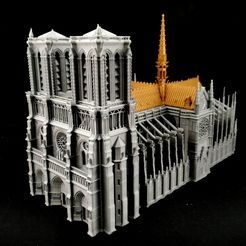 img-20190508-121451b-1.jpg Free STL file Notre-Dame de Paris Cathedral・Object to download and to 3D print