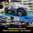 00.TV_COVER.jpg 4WD Conversion Parts for Tamiya Subaru Brat using CC-01 Chassis