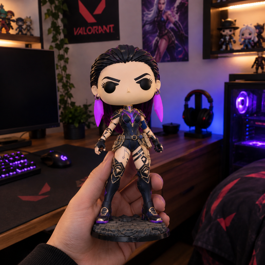 Valorant Reyna Chibi Figure