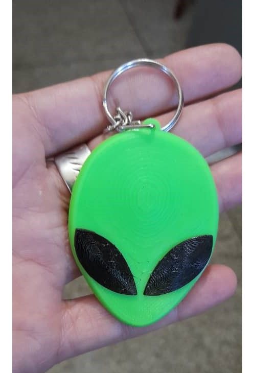 STL file Alien Keychain・3D printing model to download・Cults