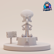 squidward-stylized-diorama-front-clay.png Squidward Tentacles Stylized Diorama | 3D Printable Model