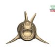 Megalodon-pose-1-9.jpg Ancient Ocean Creature Megalodon 3D sculpting printable model