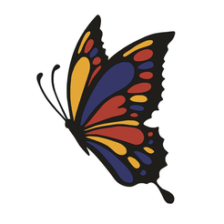 2.png 3MF file WALL ART - BUTTERFLY・Design to download and 3D print