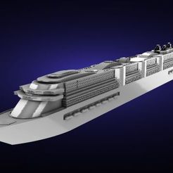 лайннер-3.jpg Download STL file cruise ship • 3D printable design, vadim00193