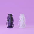 1.png futuristic 3d printable flower vase-Customizable Home Decor 3D print model