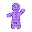 Gingerbread man .stl Articulated Gingerbread Man