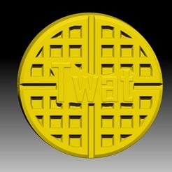 TwatWaffle.jpg Fichier STL SHAMPOING SOLIDE TWAT WAFFLE ET MOULE POUR POMPE À SAVON・Design pour impression 3D à télécharger