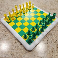 4f87394f-cbc5-4100-8667-2f6bfe770ae1.jpg Free STL file Puzzle Piece Chess Board・3D print design to download
