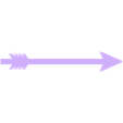 arrow.stl Free STL file Bow and Arrow - Shoot an arrow / Valentines Day Heart Arrow up to 5 metres!・Design to download and 3D print