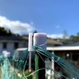 IMG_9299.jpg Free GCODE file Bird netting hooks for 12 mm garden stakes・3D printing design to download